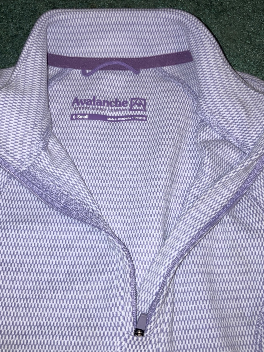 Avalanche Men’s Light Purple Half-Zip Pullover